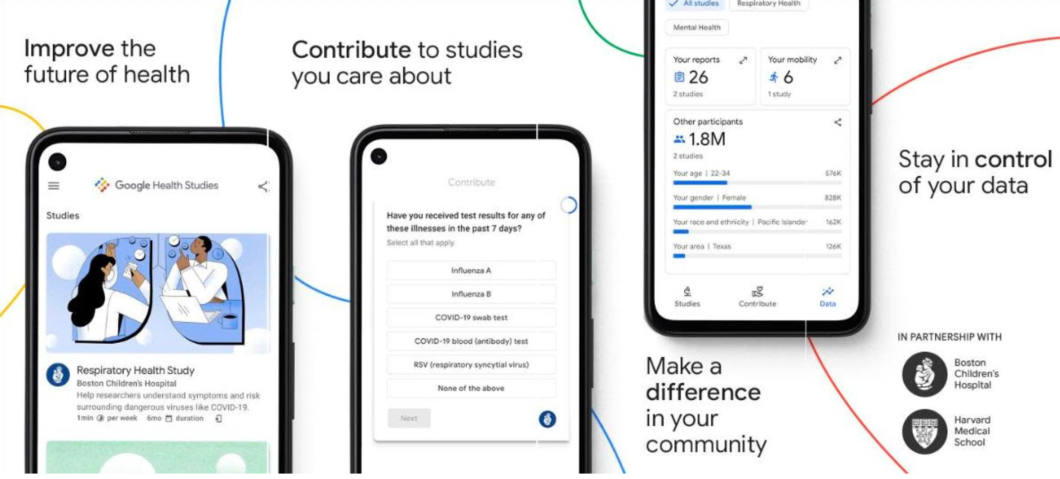Google Health federated NPI study launch graphic