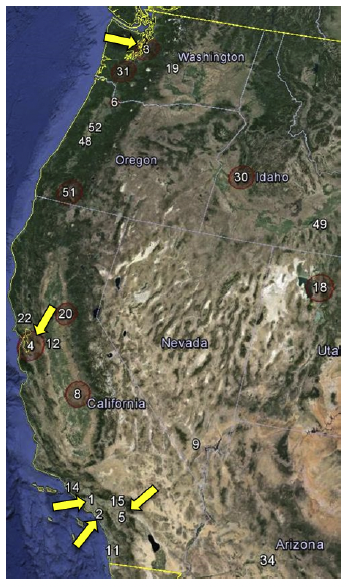 E-cig social media exposure hotspots map